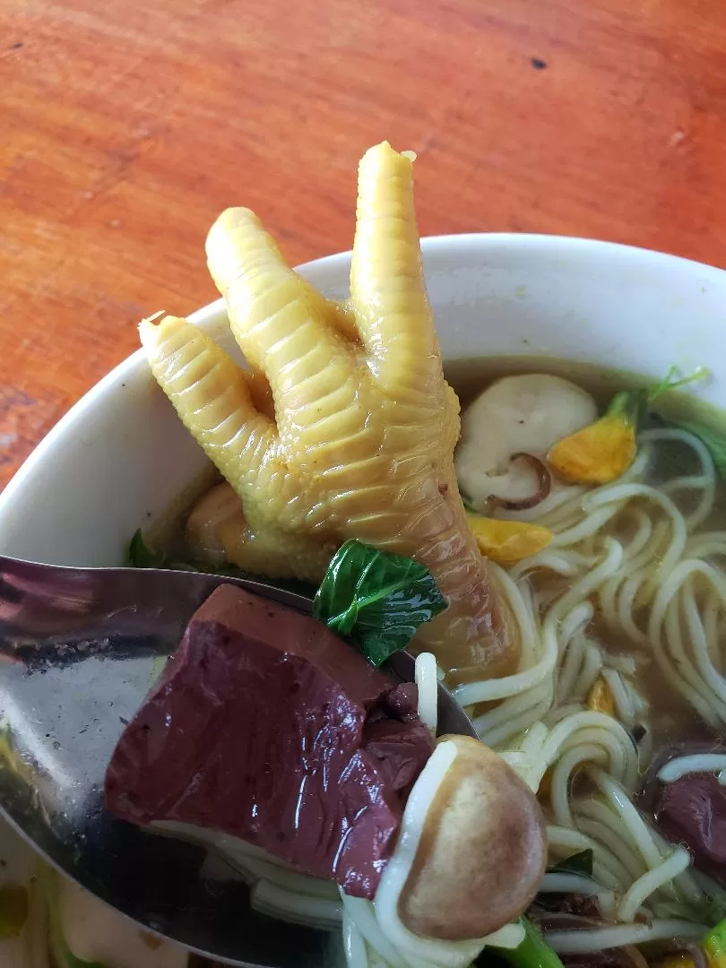 Chicken Feet and Blood Soup in Cambodia